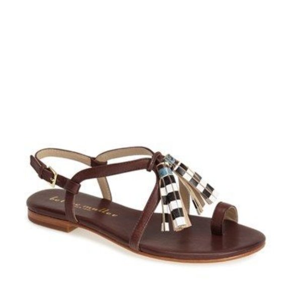 ISO Bettye Muller Tassel Sandal 9.5/10 - Picture 1 of 1